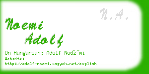 noemi adolf business card